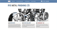 Desktop Screenshot of metal-finishing-uk.co.uk